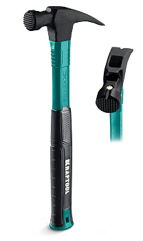 KRAFTOOL X-FORCE 560 г, столярный молоток-гвоздодёр (20265-56)