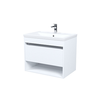 Тумба с умывальником, подвесная, с нишей, 70 см, белый, Zodiac X, IDDIS, ZDX70WNi95K подходит умыв.