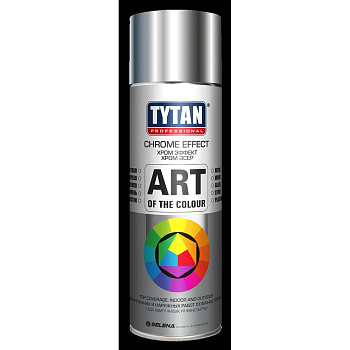 Аэрозольная краска TYTAN PROFESSIONAL ART OF THE COLOUR хром 400мл 64745
