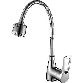 Смеситель для кухни с гибким изливом Rossinka T40-26