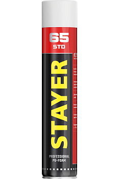 Адаптерная полиуретановая пена STAYER STD Professional всесезонная, выход до 65 л, 800 мл 41134