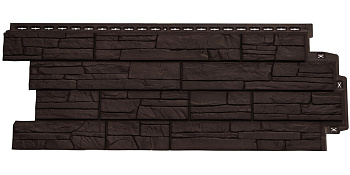 Фасадная панель Grand Line Сланец Classic шоколадный