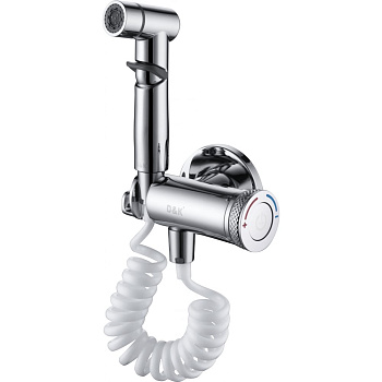 Встраиваемый смеситель с гигиеническим душем D&K DK Bayern.Alfeld хром DA1484541