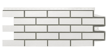 Фасадная панель Grand Line Клинкерный кирпич Design молочный со швом RAL 7006