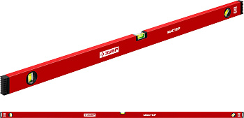 ЗУБР МАСТЕР, 2000 мм, уровень с усиленным профилем(34584-200)