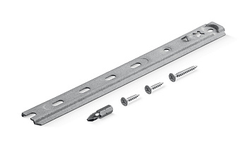 ЗУБР Планка-Волна Антиблик 190 мм, крепеж для фасадной и террасной доски, термодиф. покрытие, с само