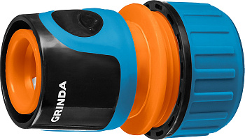 GRINDA TC-12, 1/2″, пластиковый с покрытием TPR, для шланга, быстросъемный соединитель, PROLine (8-4