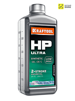 KRAFTOOL HP Ultra, 1 л, cинтетическое масло для 2-тактных двигателей (41503-1)