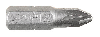 Биты STAYER ″PROFI″, хвостовик C 1/4″, PZ №2, 25мм, 1000шт