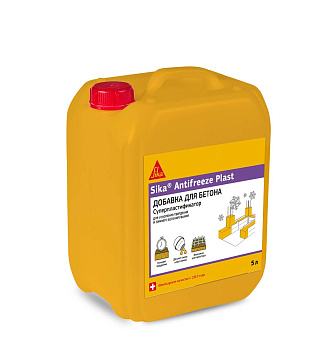 Комплексная противоморозная добавка для бетонов и растворов SIKA Antifreeze Plast Канистра 5л. 52427