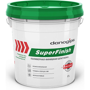 Шпатлевка универсальна DANOGIPS SUPER FINISH 17 л 613291