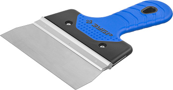 Шпатель ЗУБР "Профессионал" ФАСАДНЫЙ нержавеющий, 2к ручка. 150мм