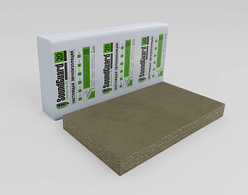 Плита звукопоглощающая SoundGuard ЭкоАкустик 80 1200х600х20мм 5,76м2